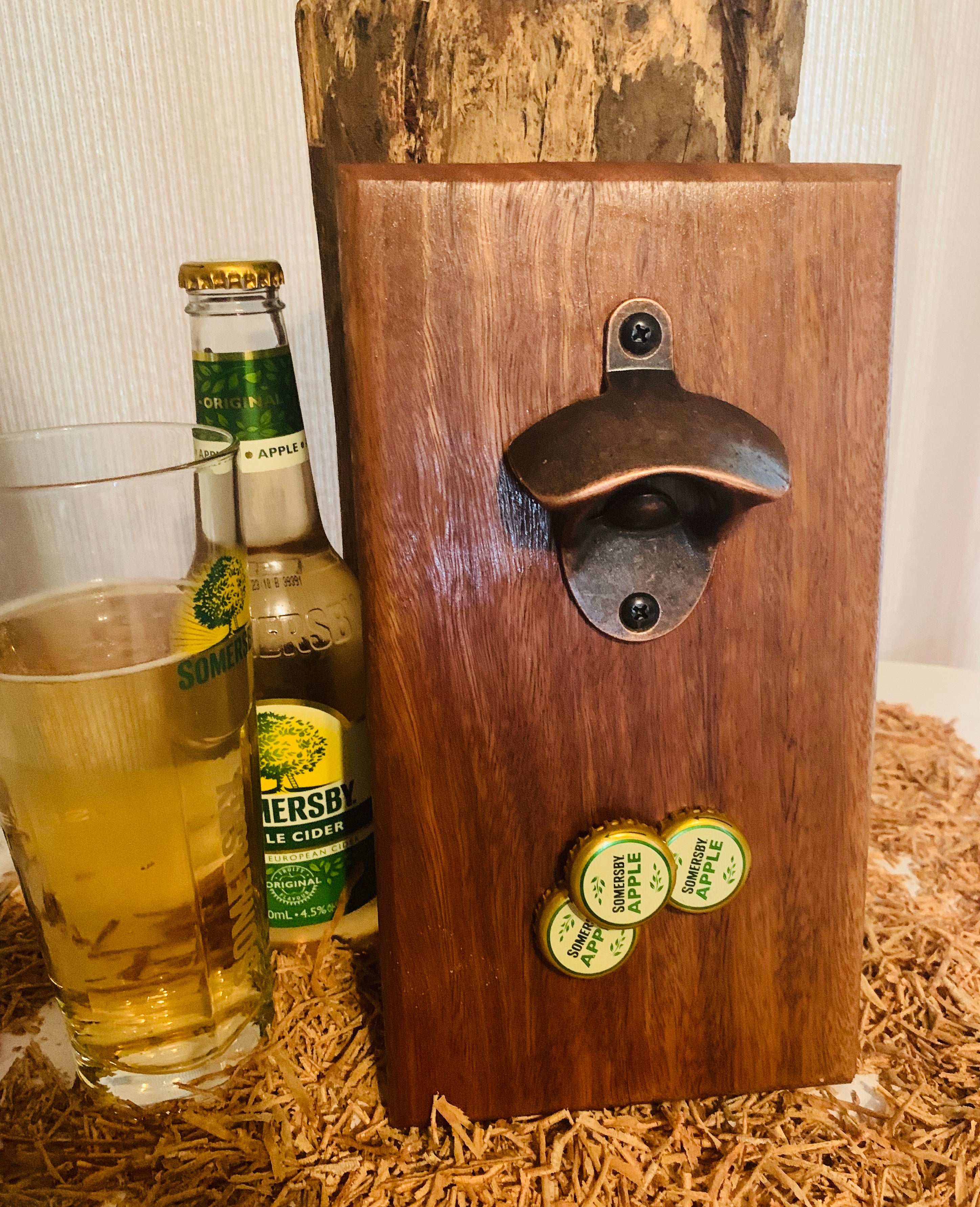 Wall Mounted Bottle Opener - Black Butt