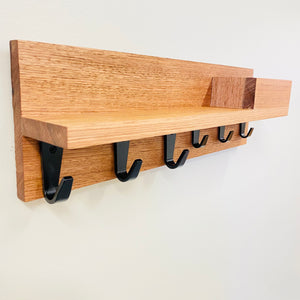 Coat and Key Holder Shelf